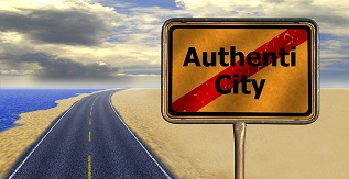 Authenti-City Road Sign